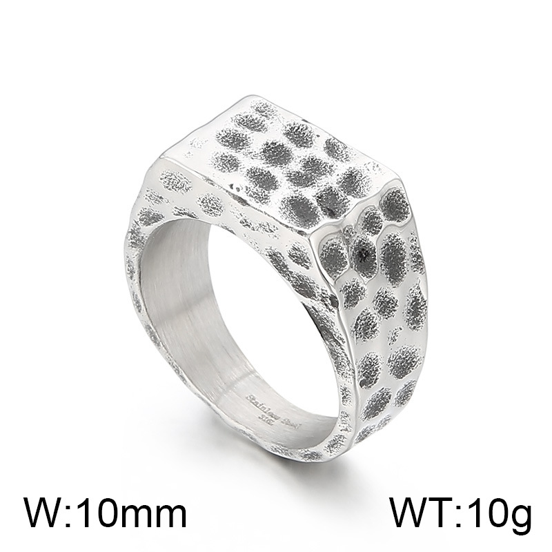 Rectangular steel color KR105955-KJX US Size #7