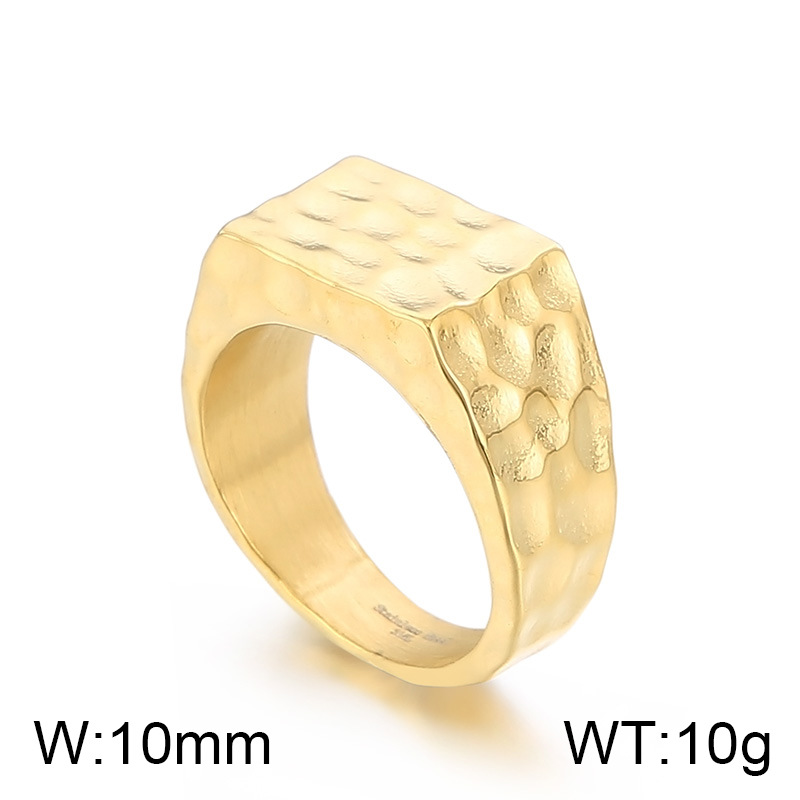 Rectangular Gold KR107876-KJX US Size #7