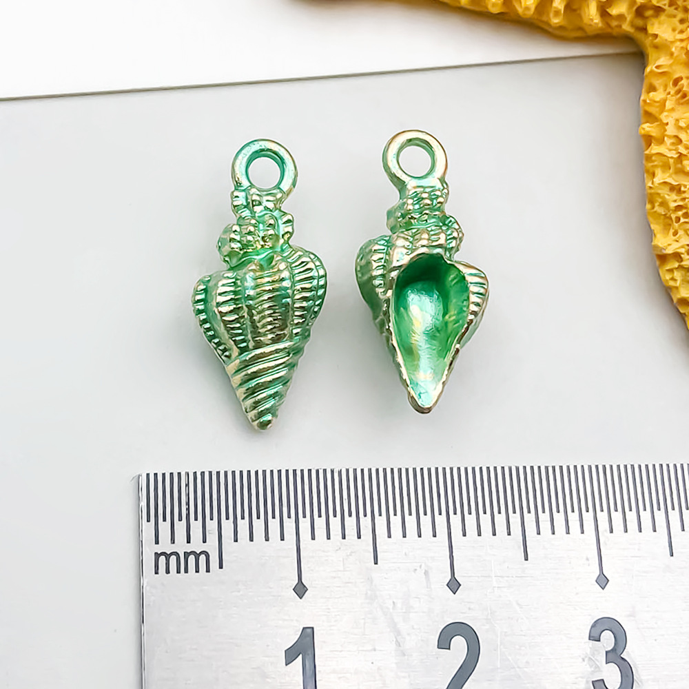 2:1 oil dripping green conch 9*19mm-1.7g-8599