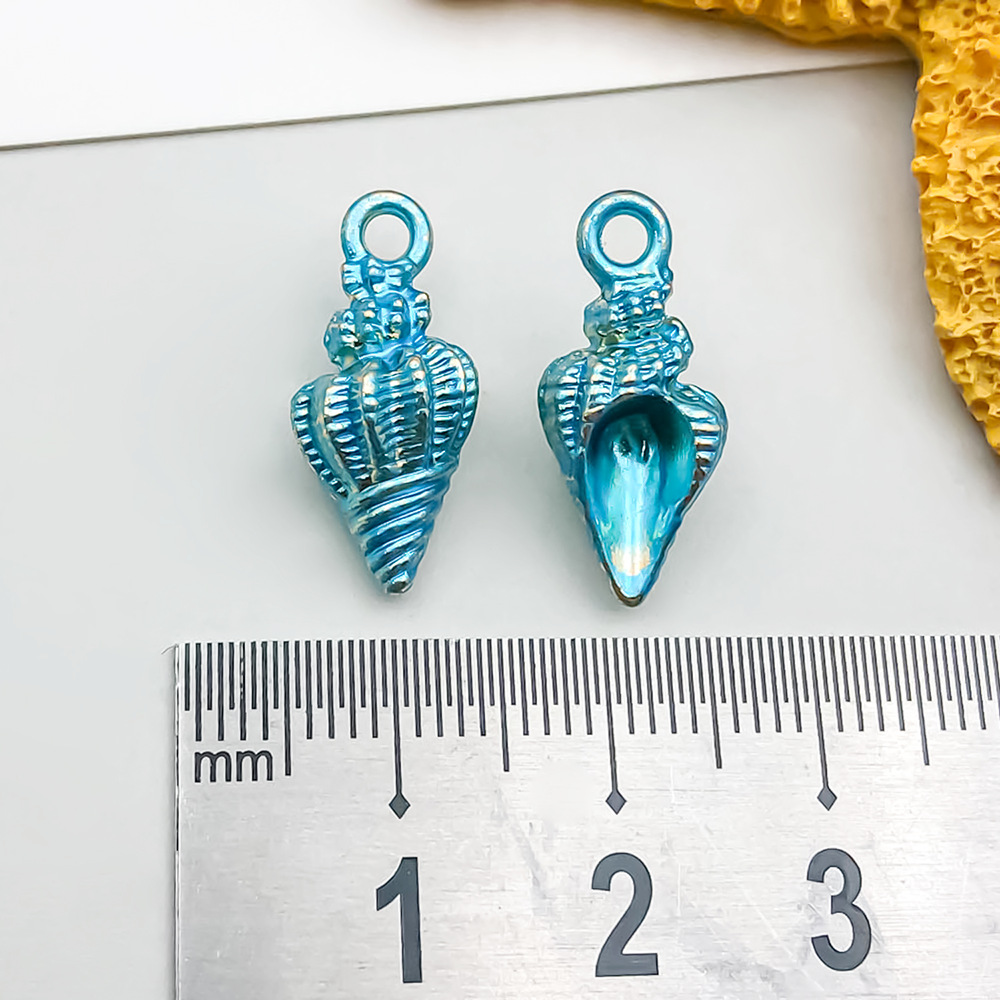 5:1 oil dripping blue conch 9*19mm-1.7g-8602