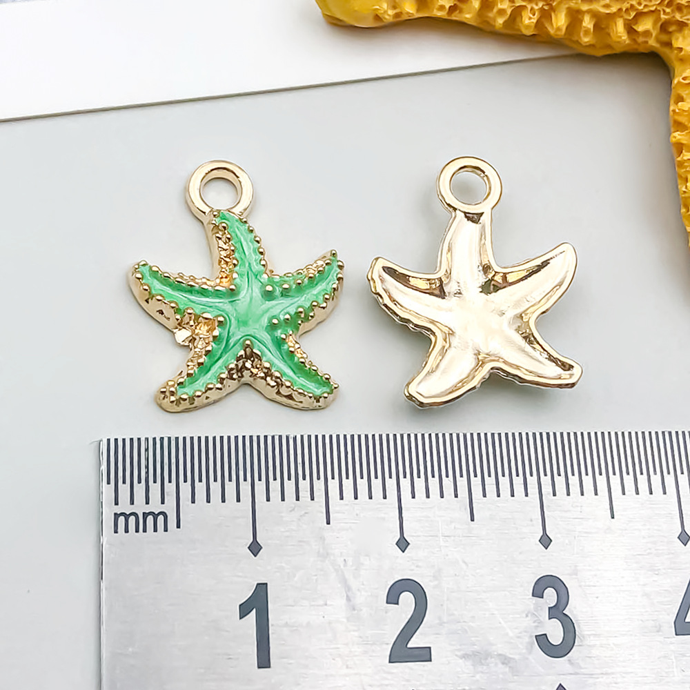 14:1 oil dripping green starfish 15*18mm-1.1g-8611
