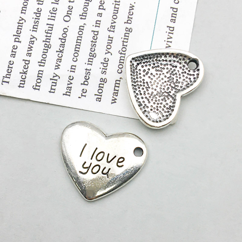 5:1 peach heart I love you15 * 17mm-1.5g-8008