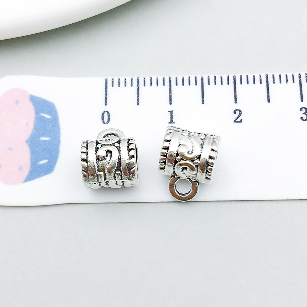 4:1 antique silver tee hanging head 8*10mm-1g-8280