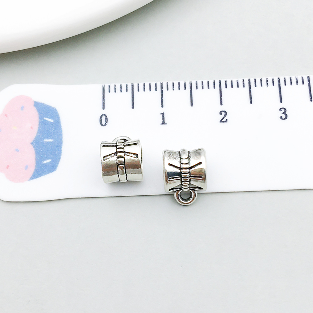 5:1 antique silver tee hanging head 7*10mm-0.5g-8281