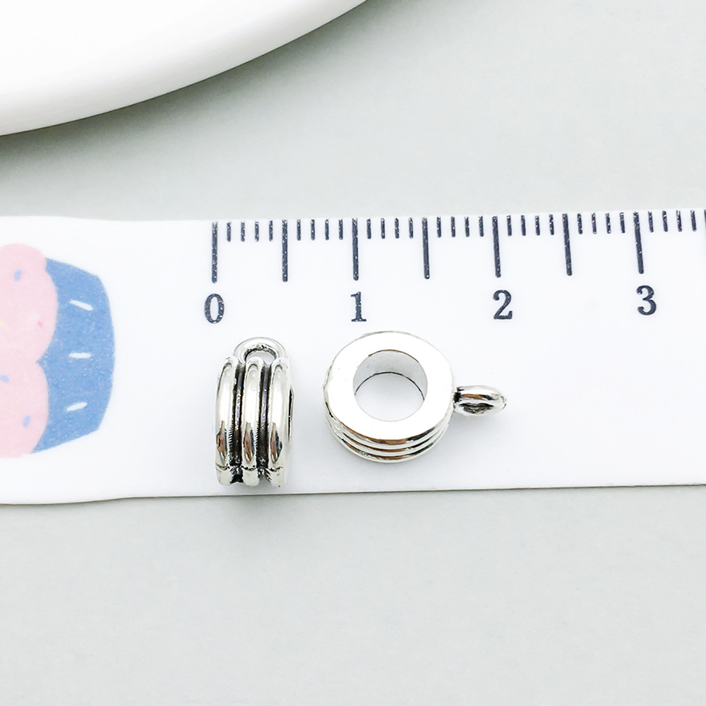 7:1 antique silver tee hanging head 8*12mm-1g-8895