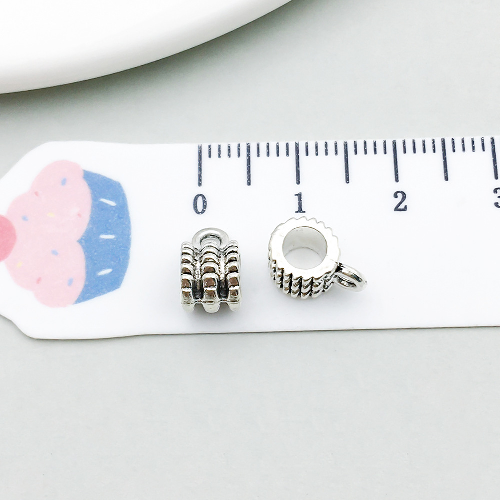 9:1 antique silver tee hanging head 5*10mm-0.6g-8910