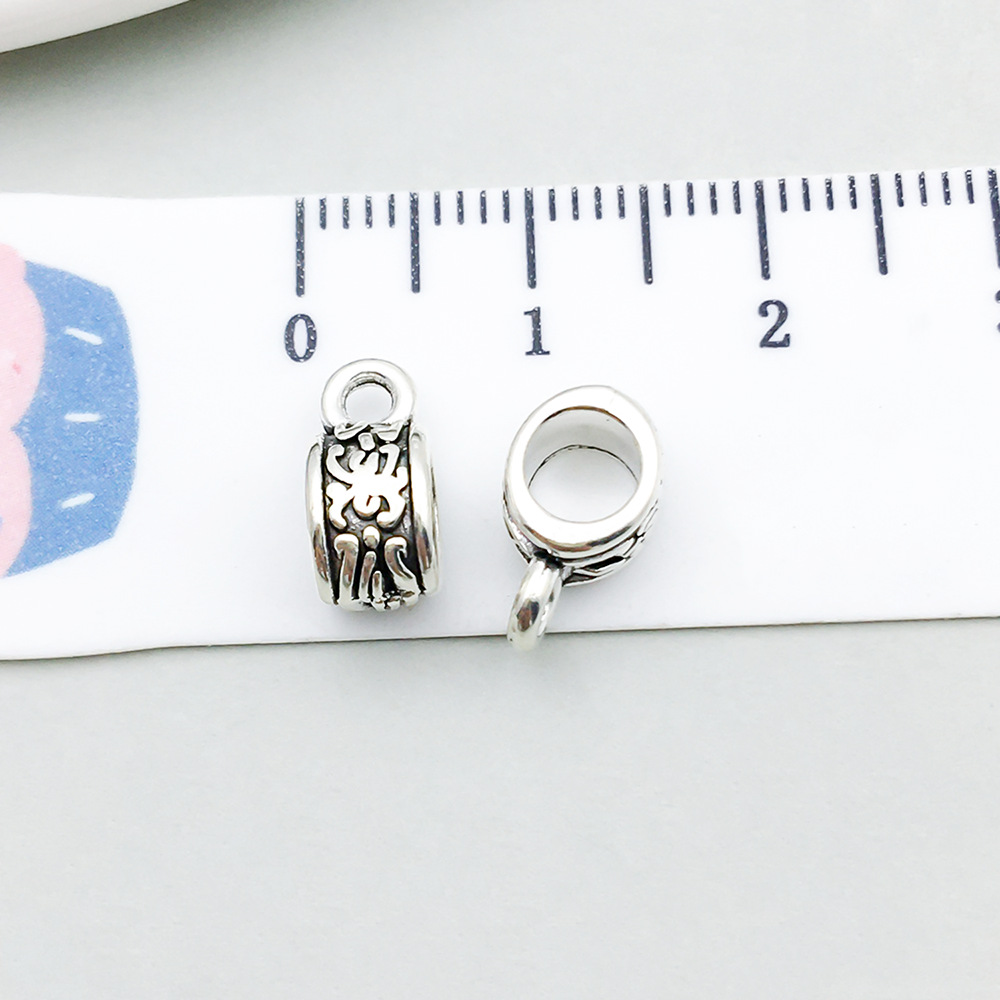 10:1 antique silver tee hanging head 6*10mm-0.6g-8912