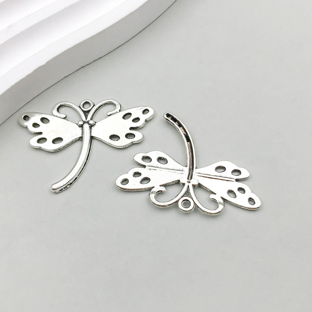 4:1 antique silver dragonfly 28*36mm-2.5g-6799