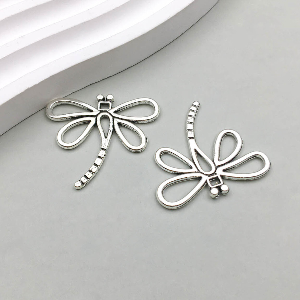12:1 antique silver dragonfly 27*29mm-2.1g-b247