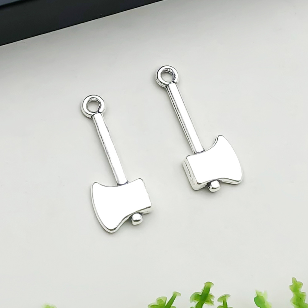 10:1 antique silver tool axe 10*25mm-1.2g-11183