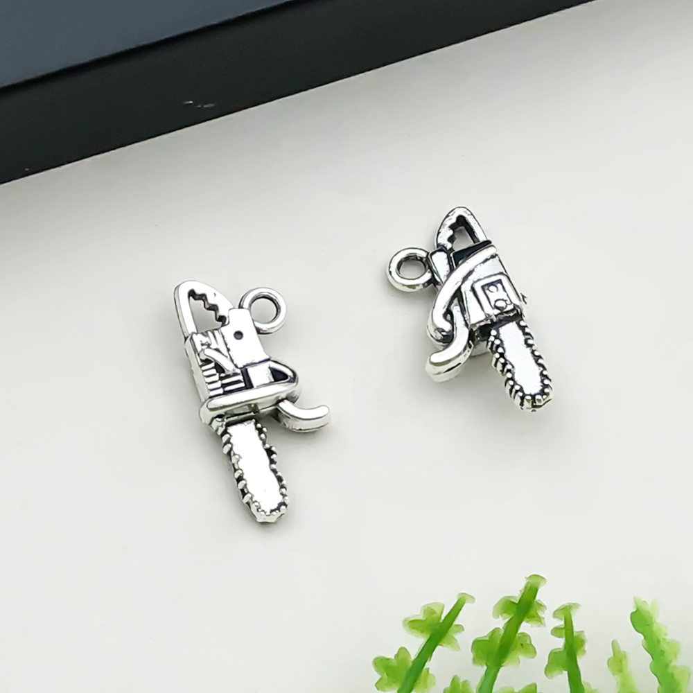 11:1 antique silver tool chainsaw 20*9mm-1.5g-15483