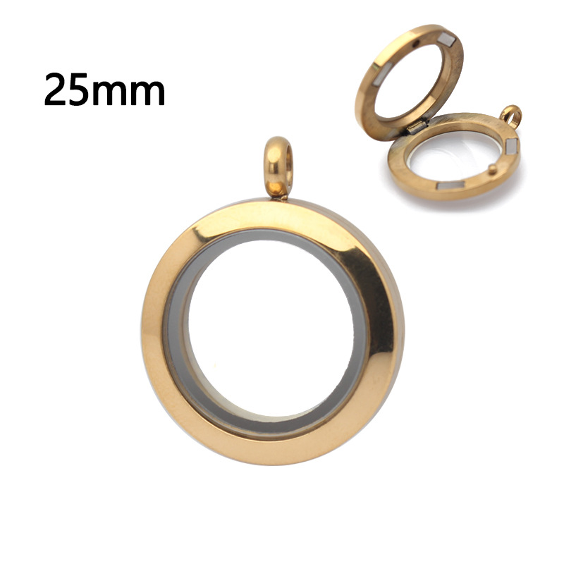 5:25mm magnetic glossy double glass-gold