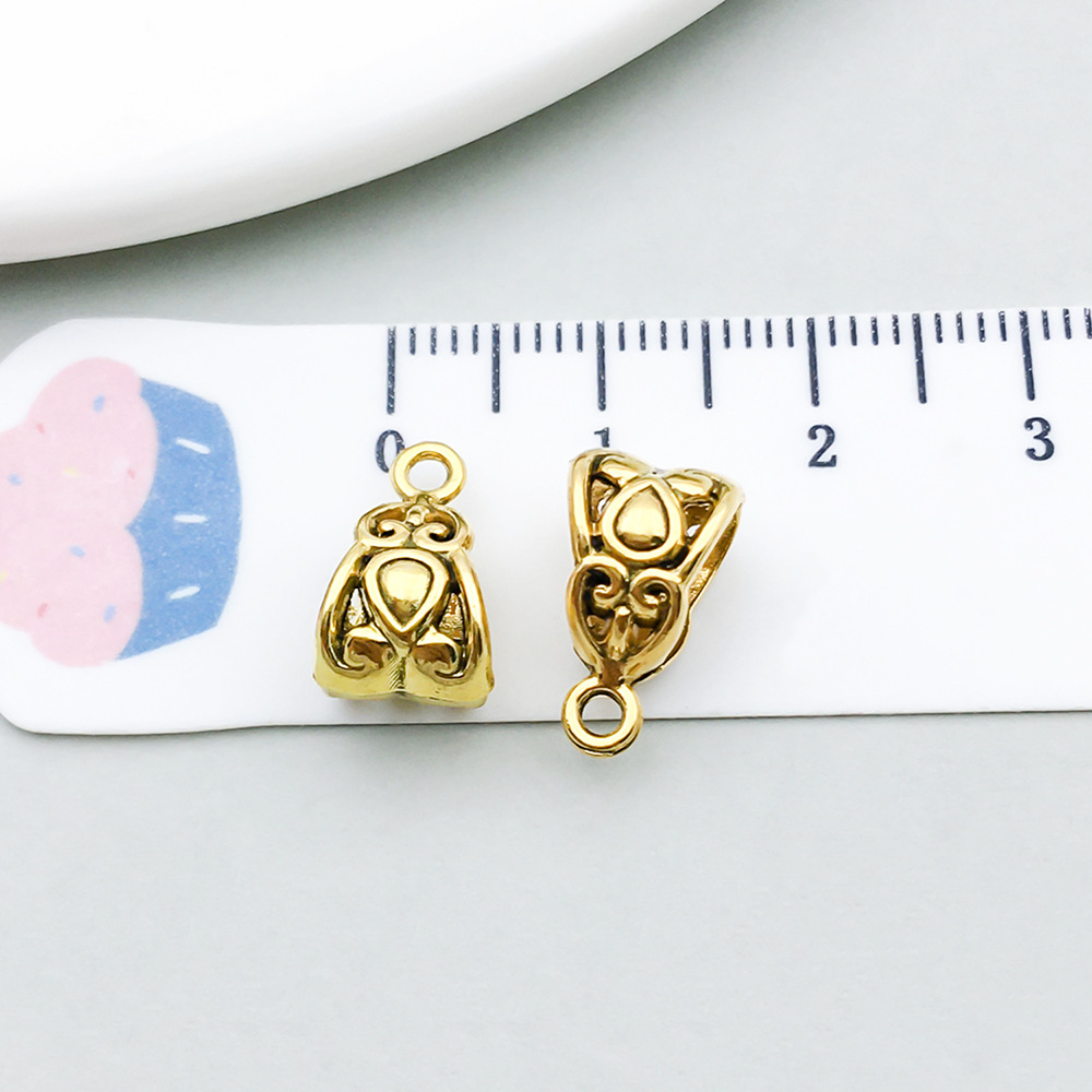 6:1 antique gold tee hanging head 8*13mm-0.8g-14335