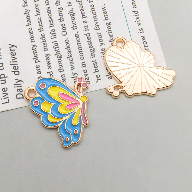 4:1 oil dripping kc gold bottom color butterfly 16*20mm-1.6g-16714