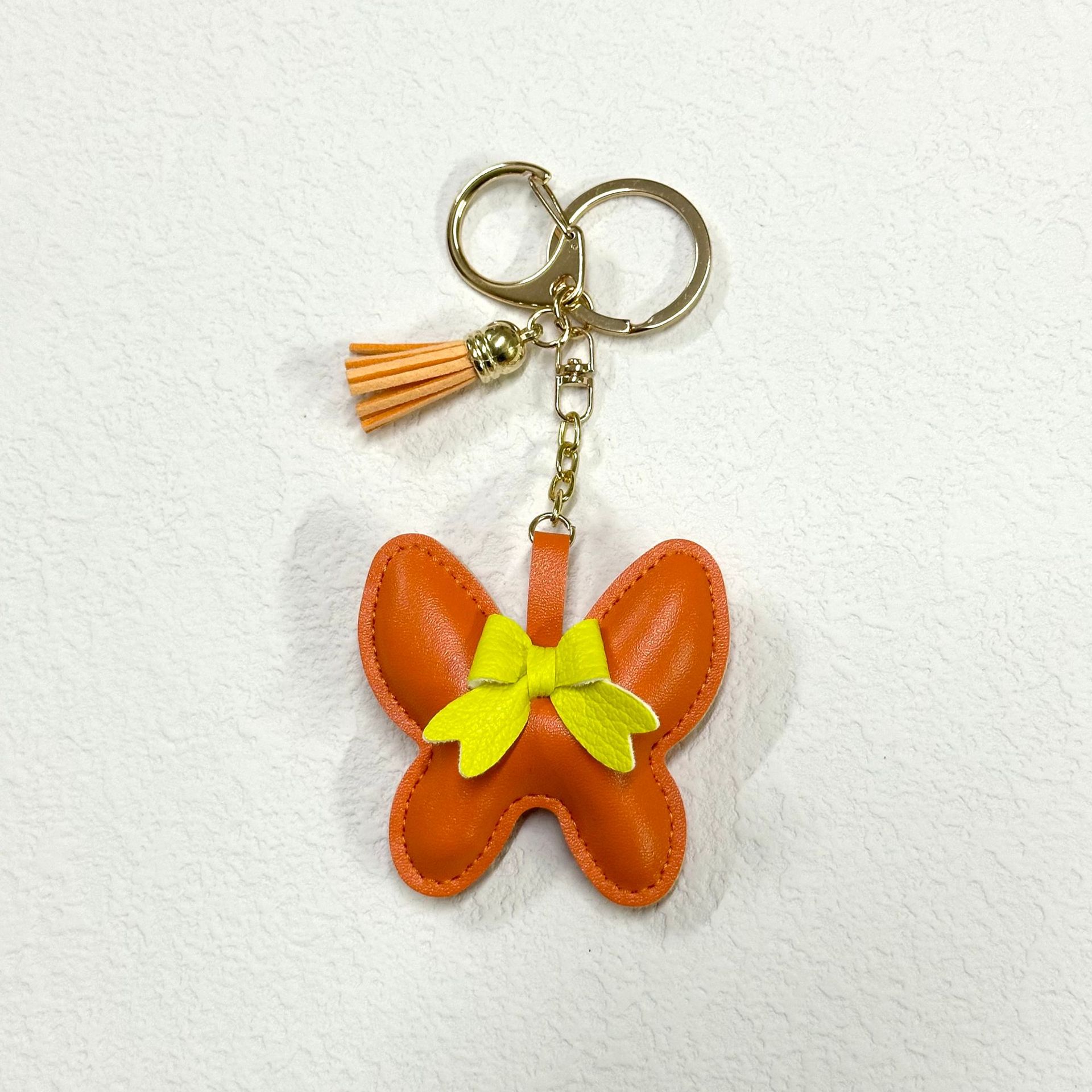 1:Orange Tassel with Keychain