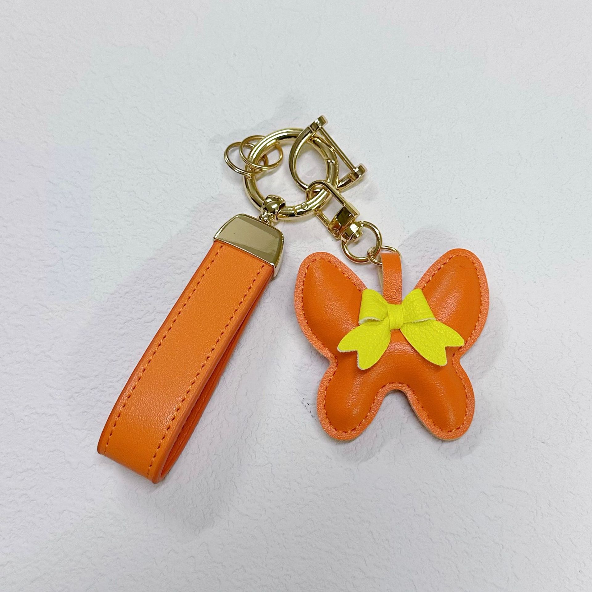 2:orange leather cord