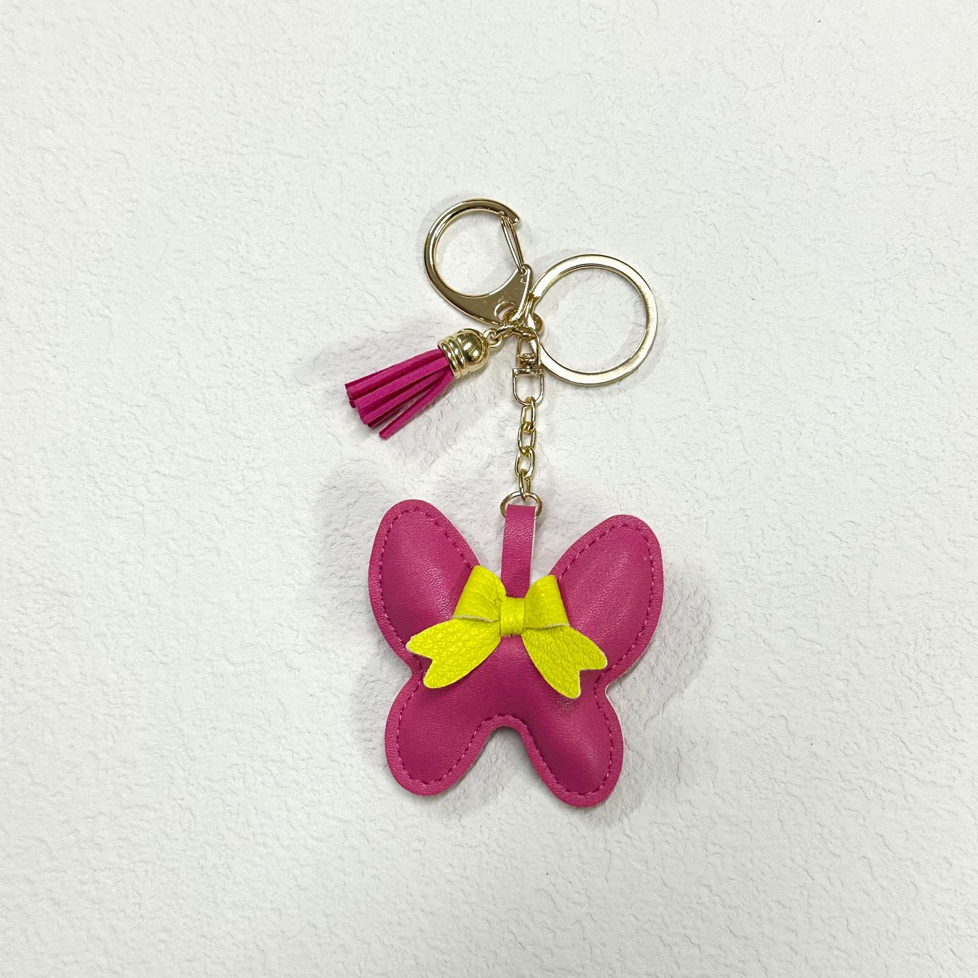 3:Rose red with key ring tassel