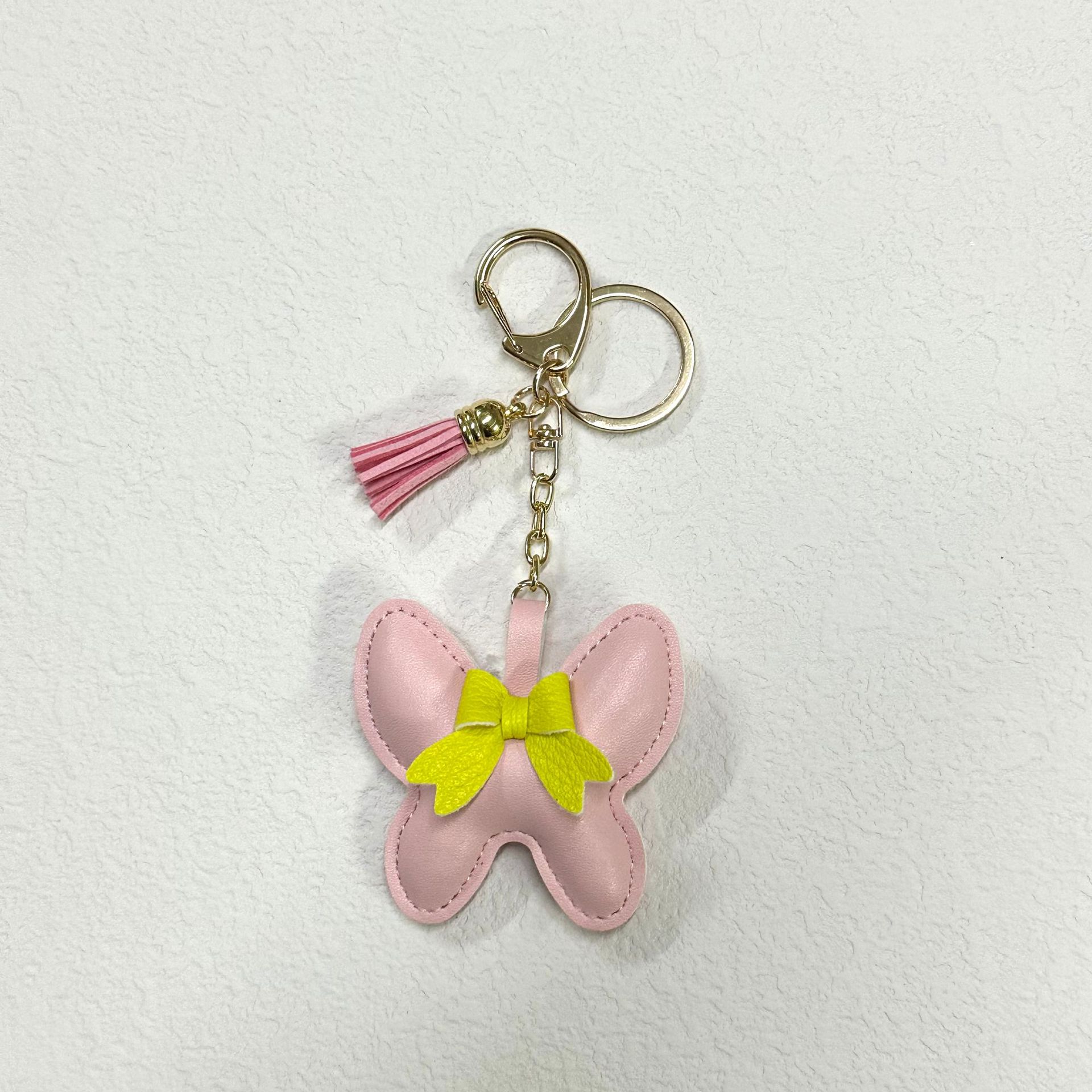 11:Pink Tassel with Keychain