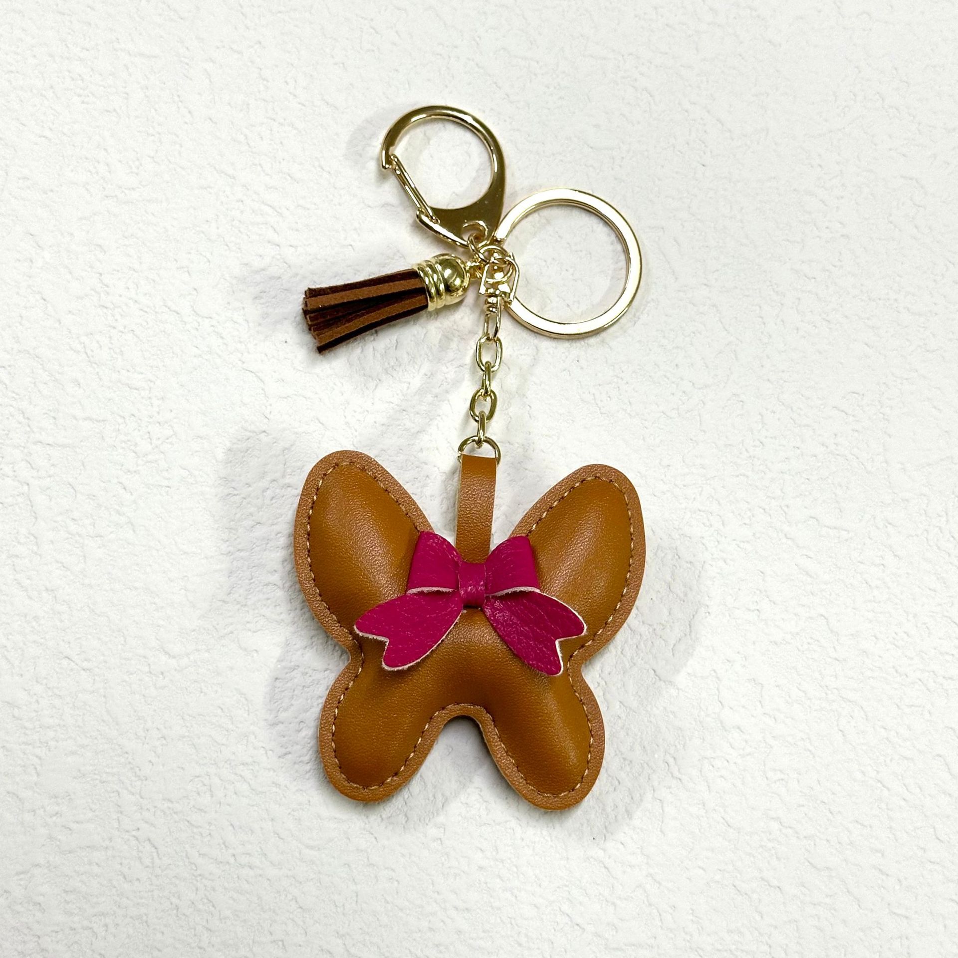 15:Brown Tassel with Keychain