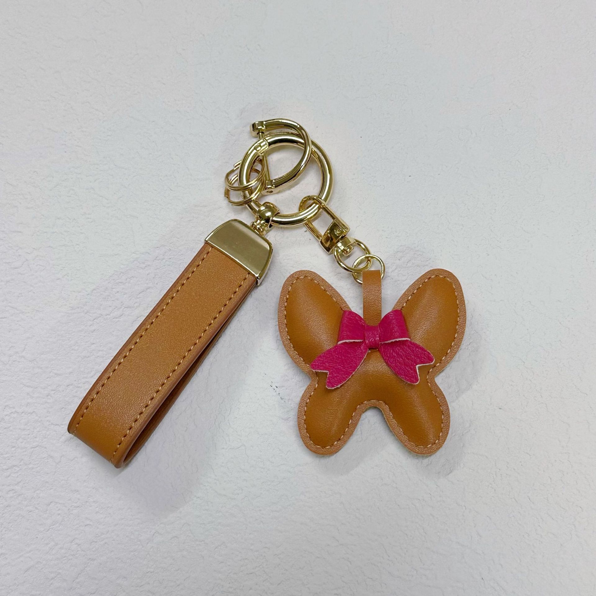 16:Brown with leather rope