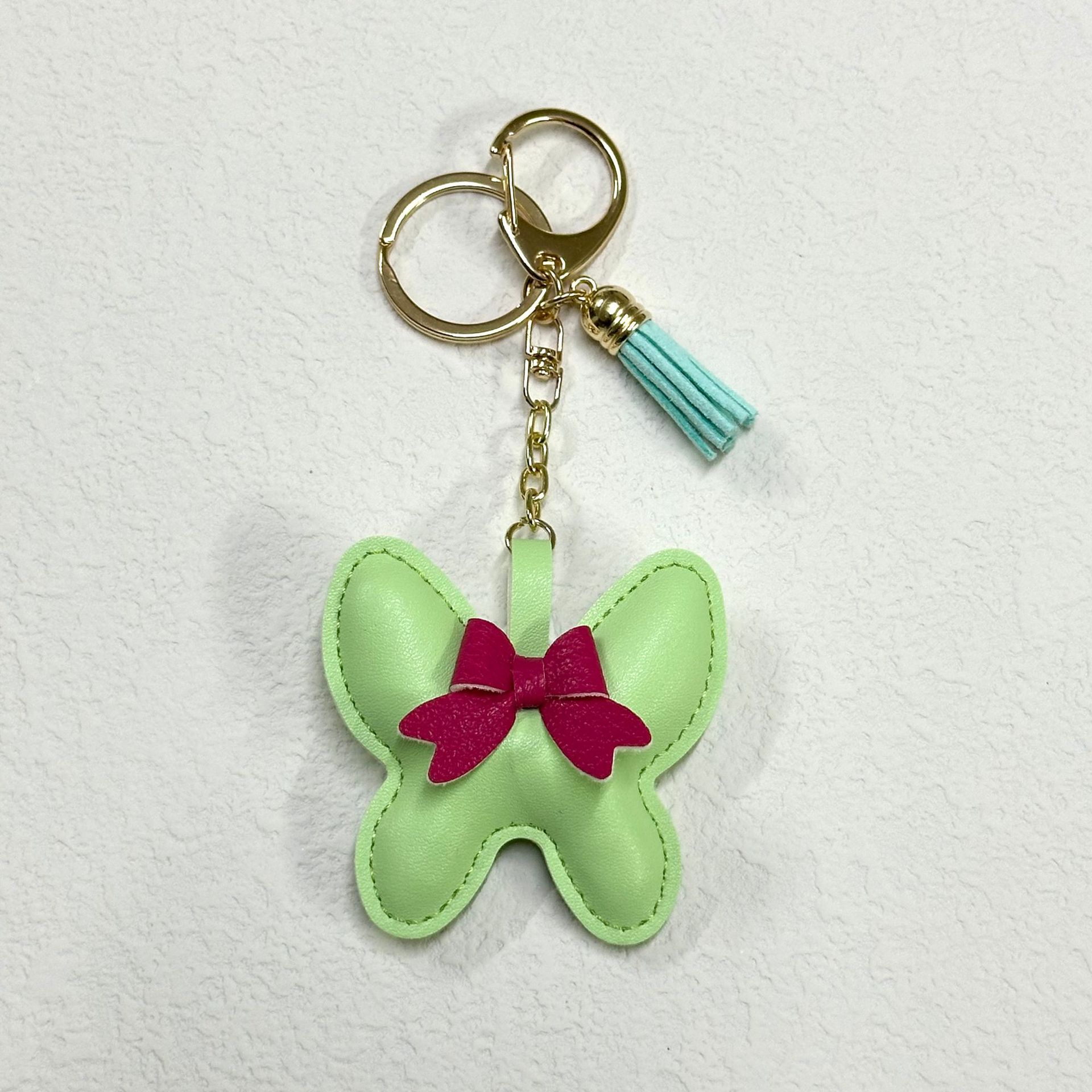 21:Grass green with key ring tassel