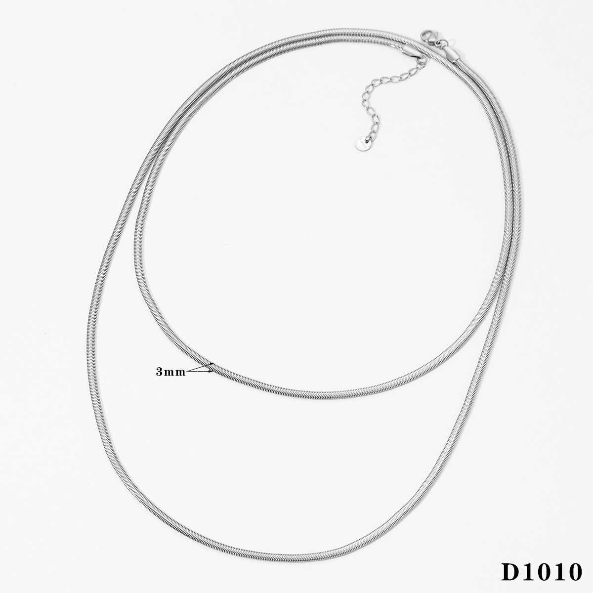 2:Silver necklace d1010