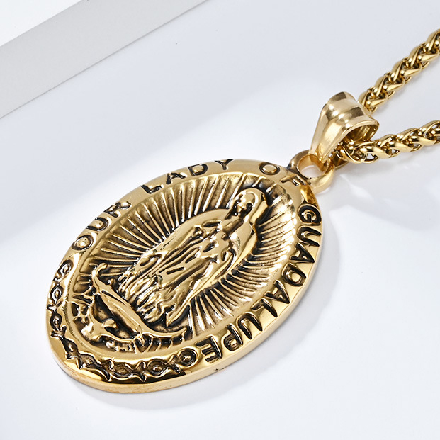 3:Gold Single Pendant