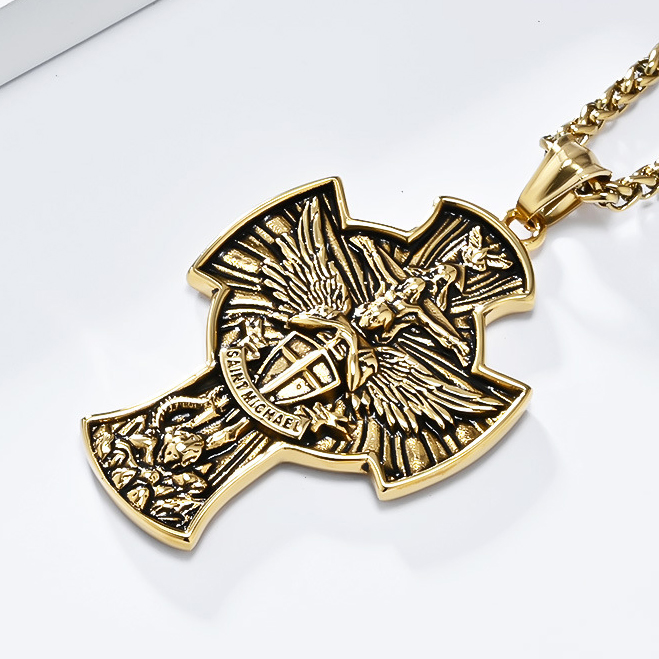 2:gold single pendant