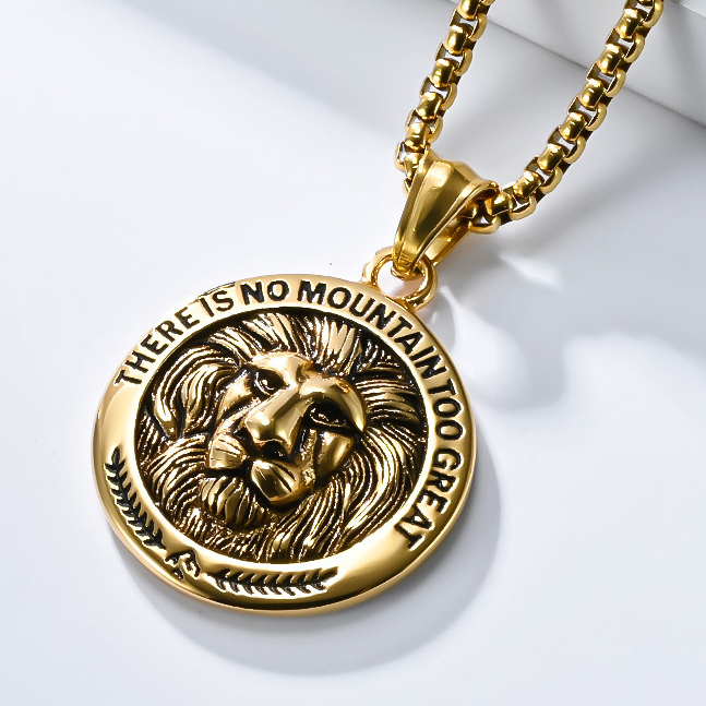 2:Gold single pendant