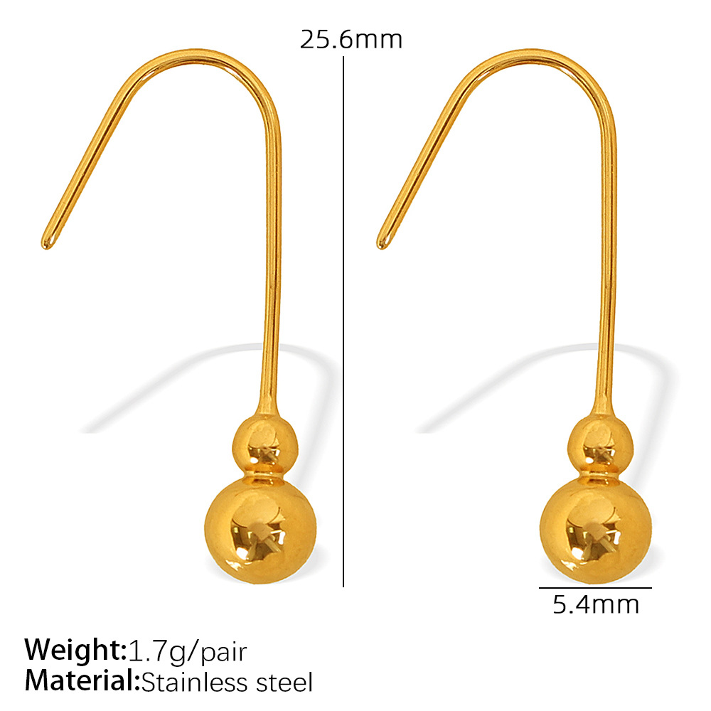 2:EH568 gold earrings