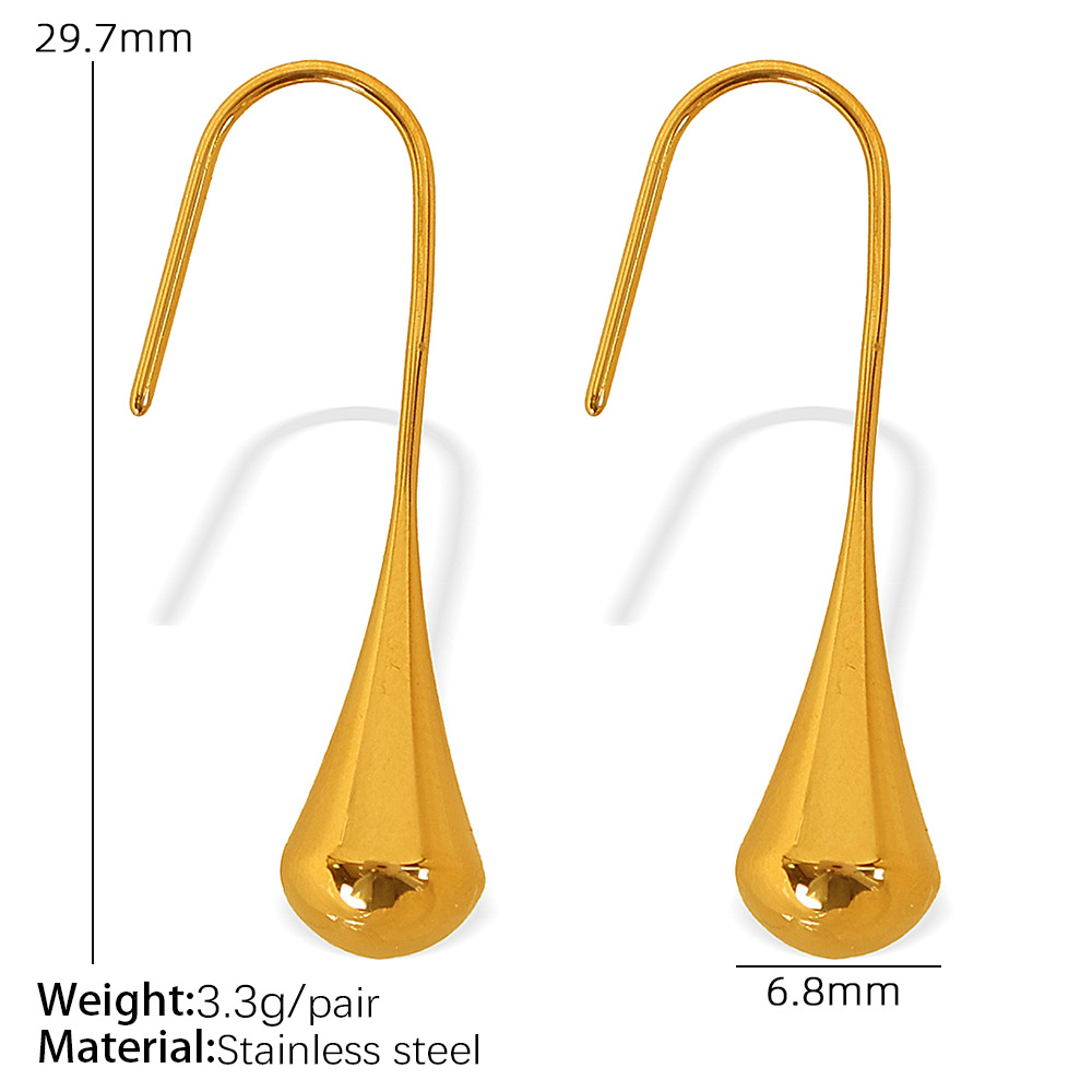3:EH569 Gold Earrings