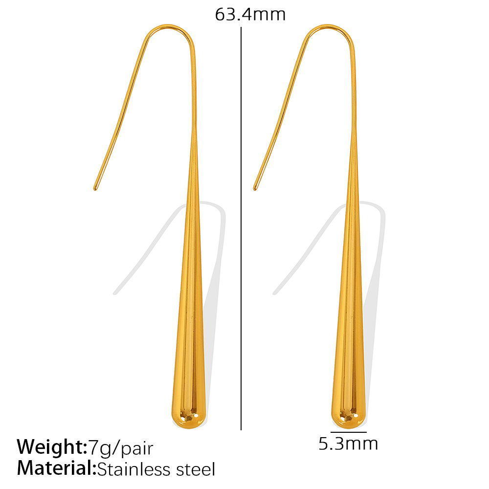 7:EH573 Gold Earrings