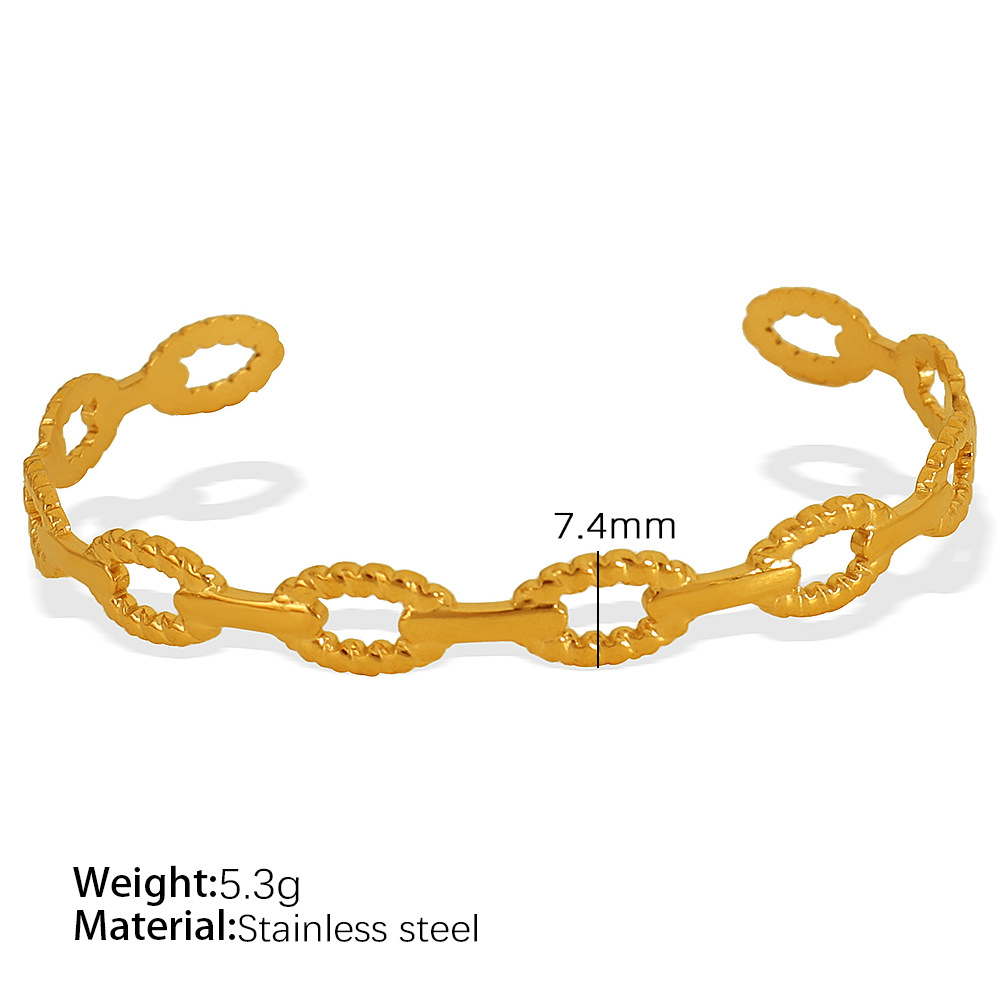 11:SZ85 adjustable gold bracelet