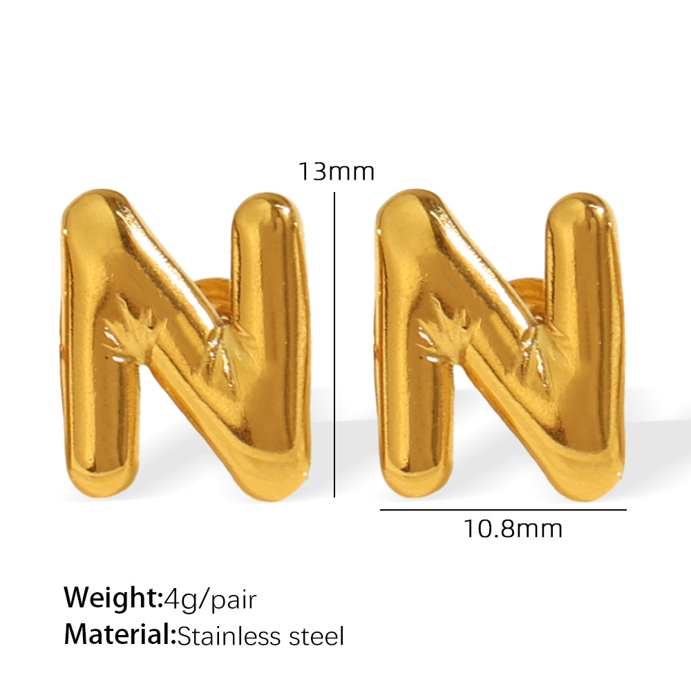 14:Eh860gn gold earrings