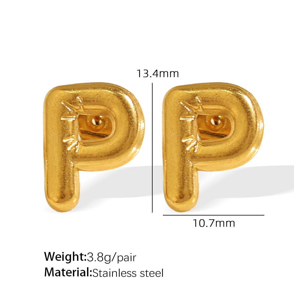 16:Eh860gp gold earrings
