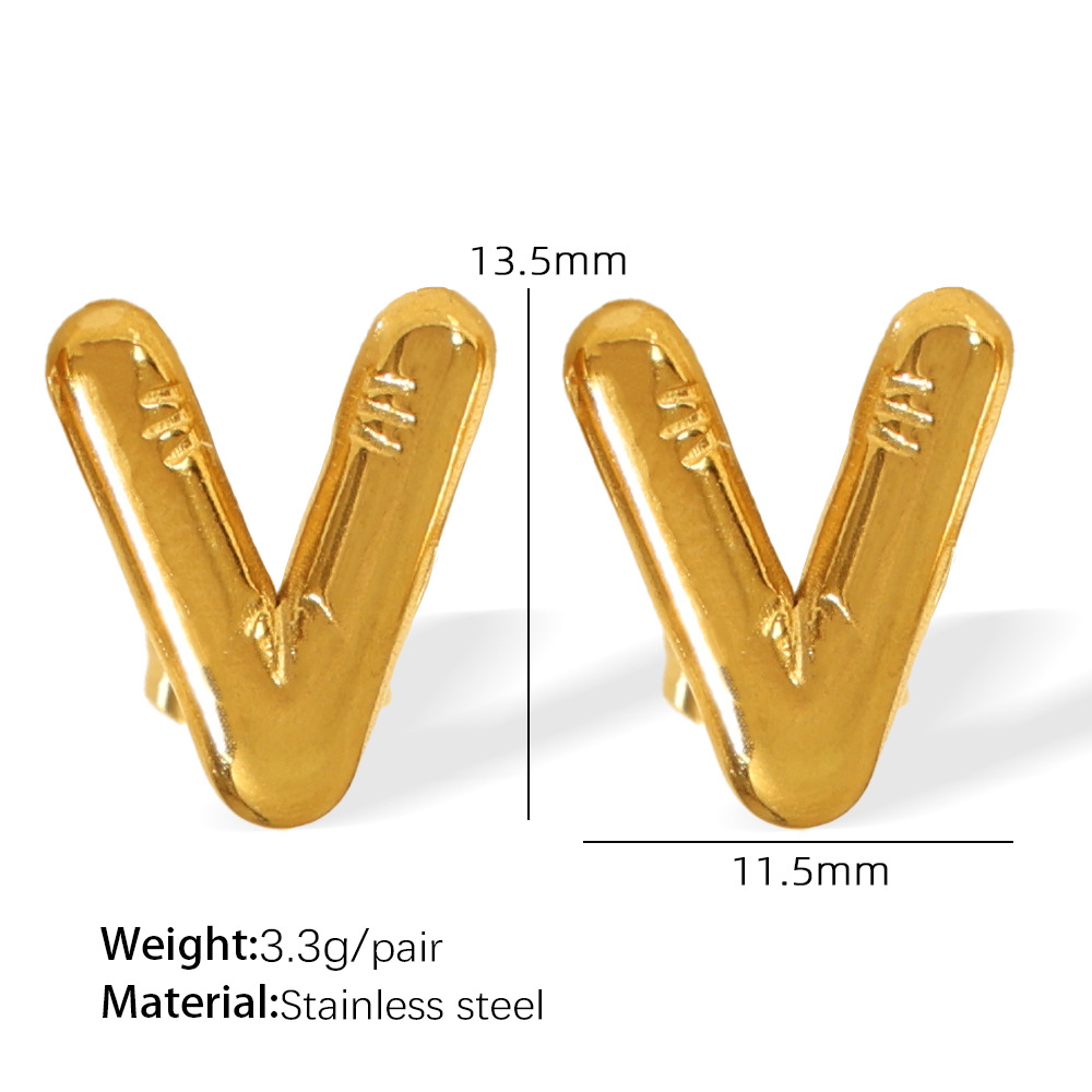 22:Eh860gv gold earrings