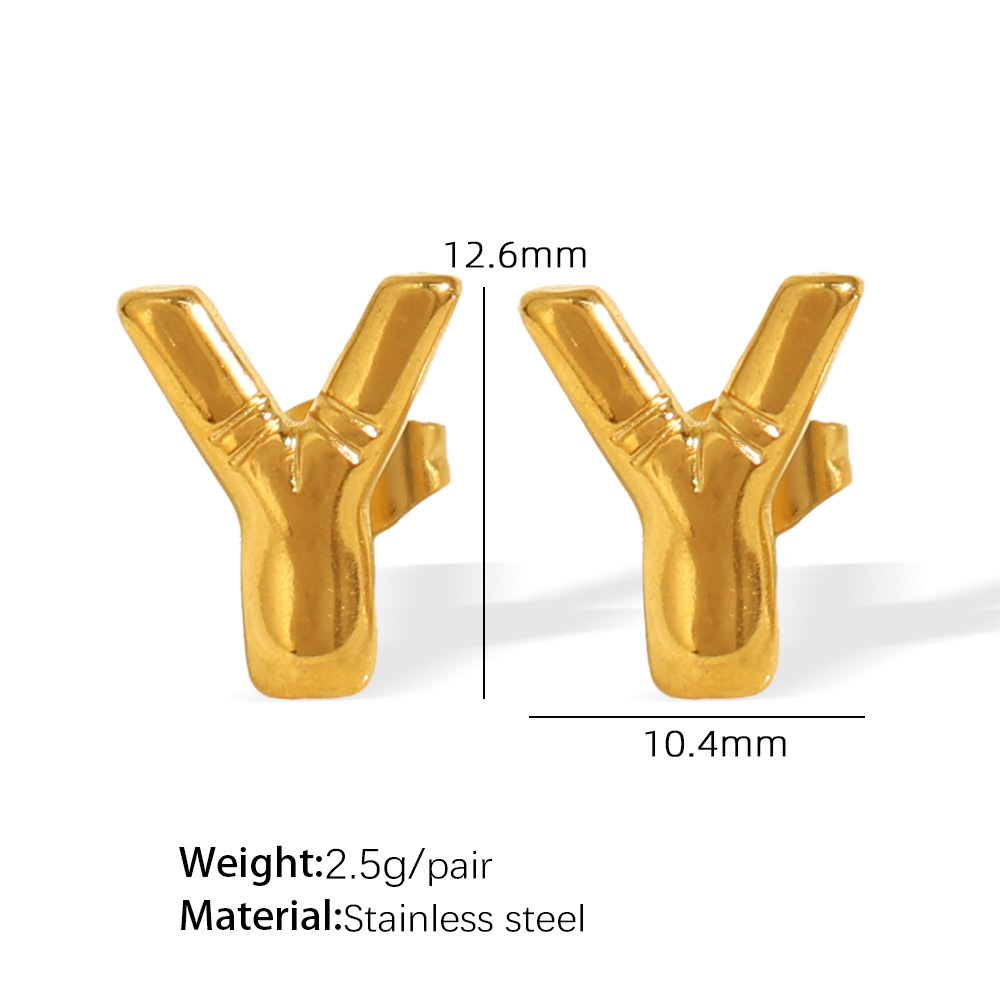 25:Eh860gy gold earrings