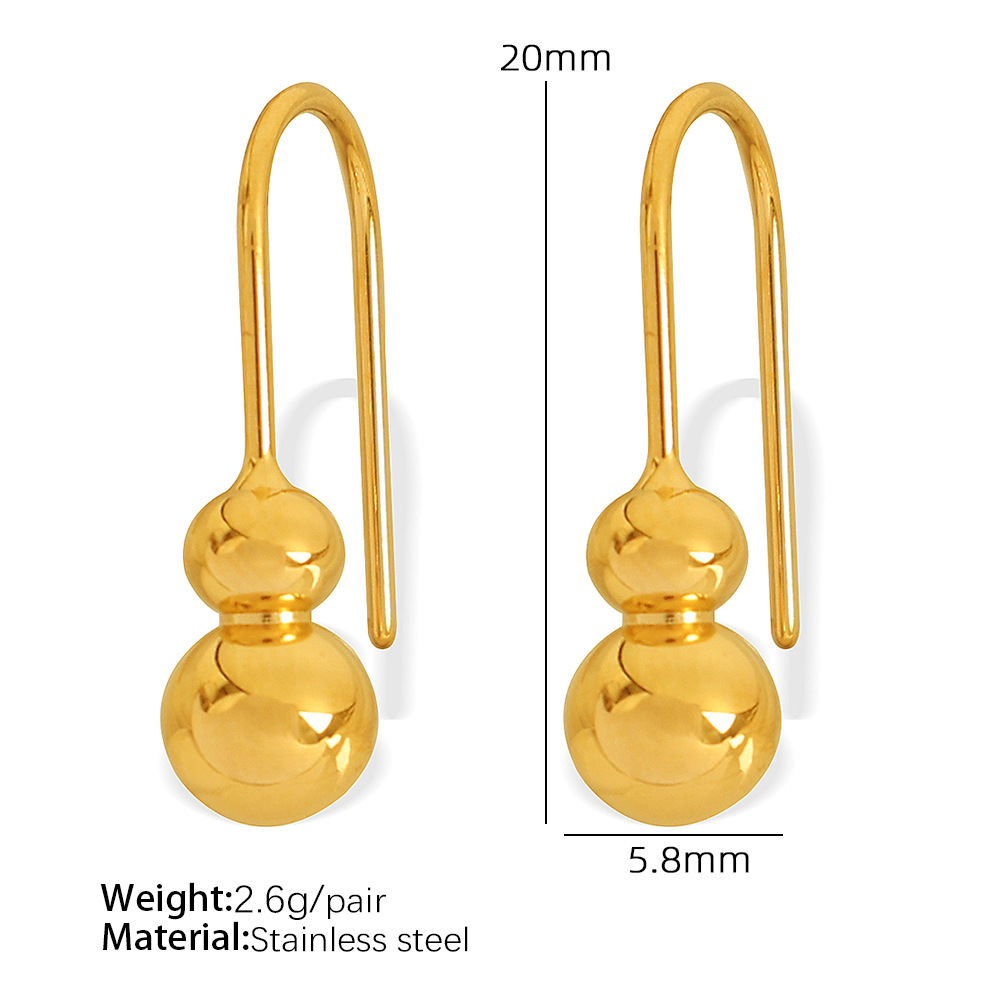 5:EH197 gold earrings