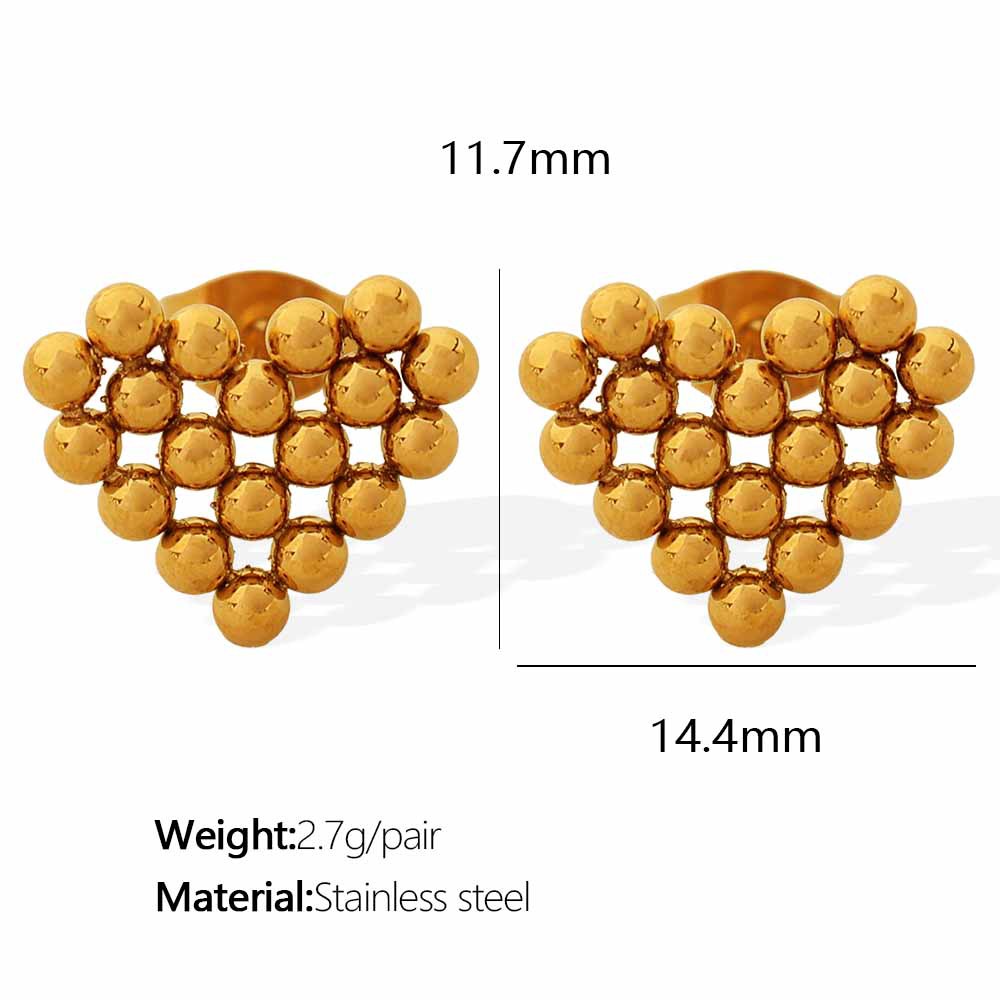 2:EH487 Gold Earrings