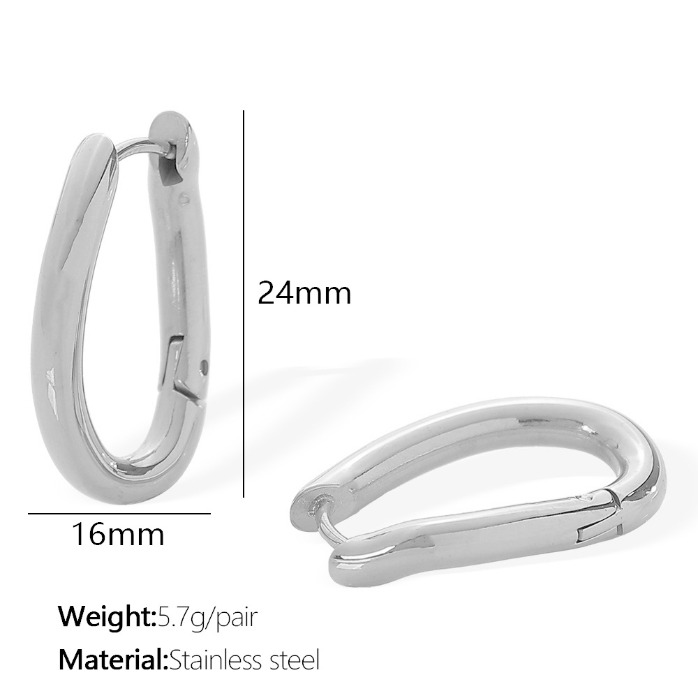 2:Eh809s silver earrings