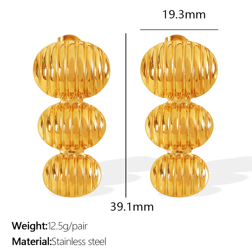 1:EH597 Gold Earrings
