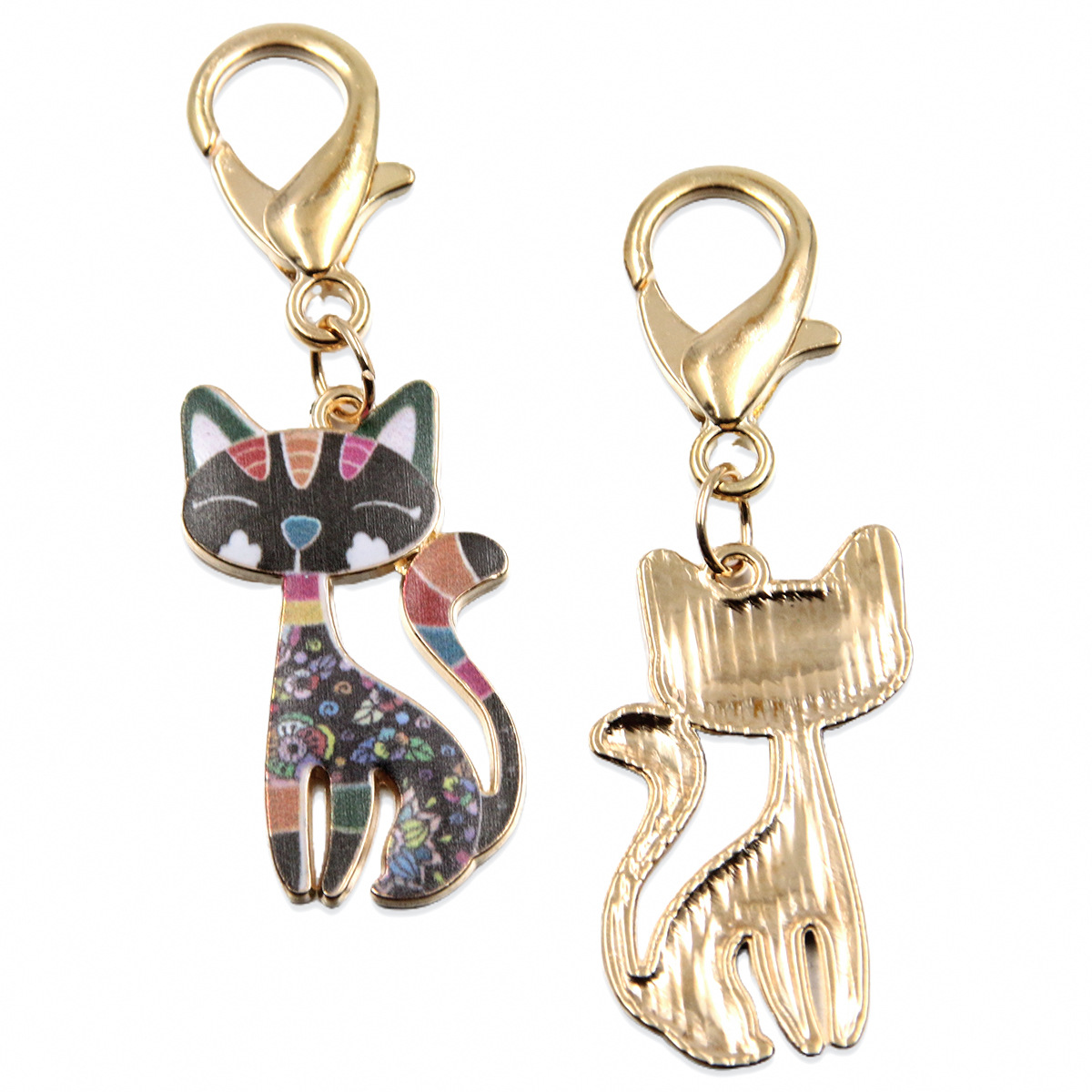 11:Black (hanging 10*20mm lobster clasp)