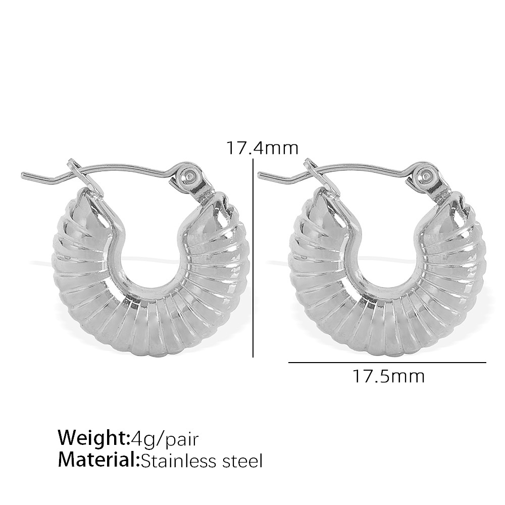 2:EH252 silver earrings