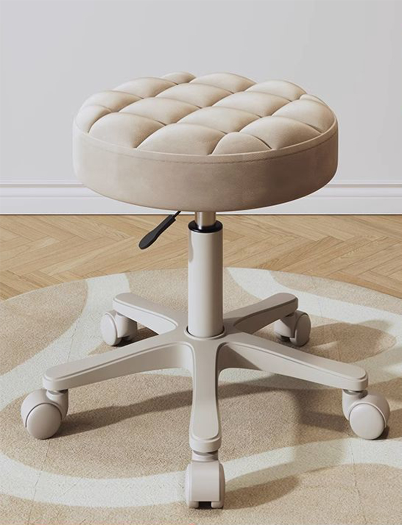 JBY-17 thick cushion [light brown] white wheel