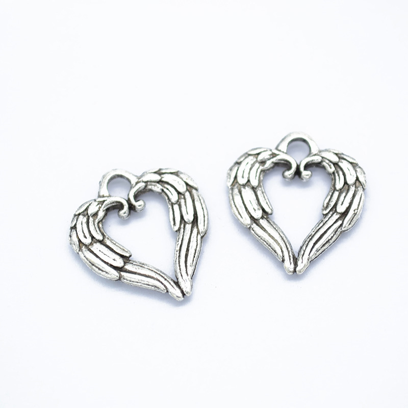 2 antike silberne Farbe