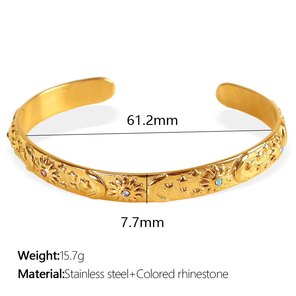 1:Sz175 colored diamond gold bracelet