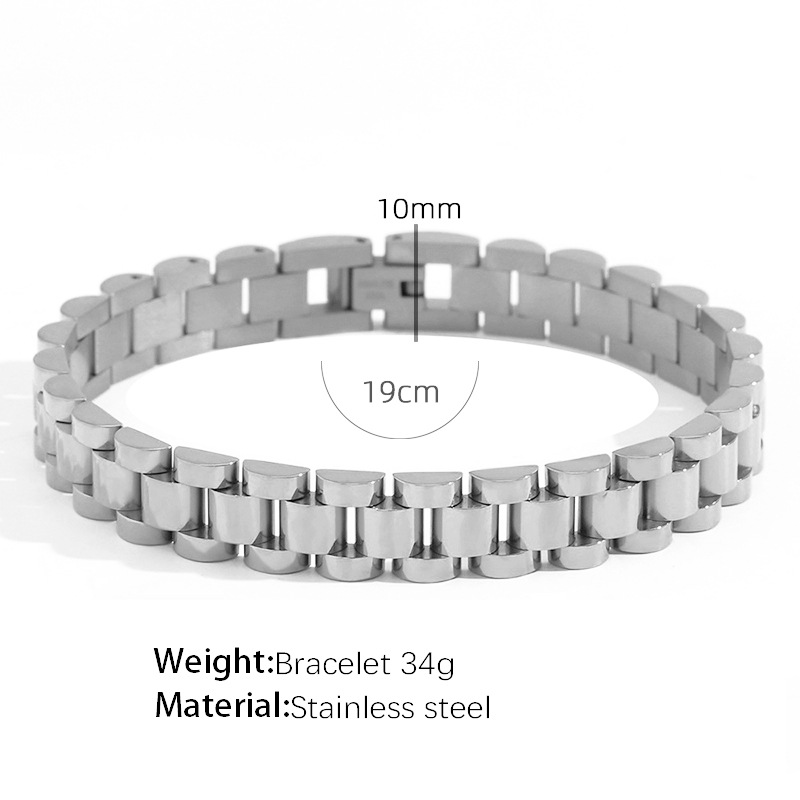 SL12 men's 19cm steel bracelet