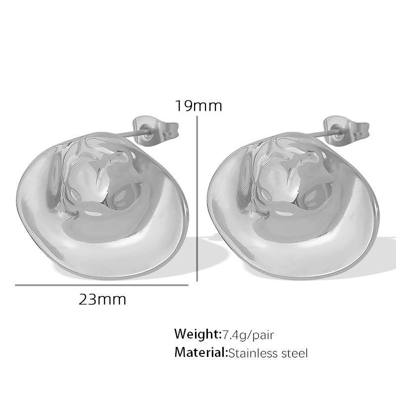 1:EH185 steel earrings