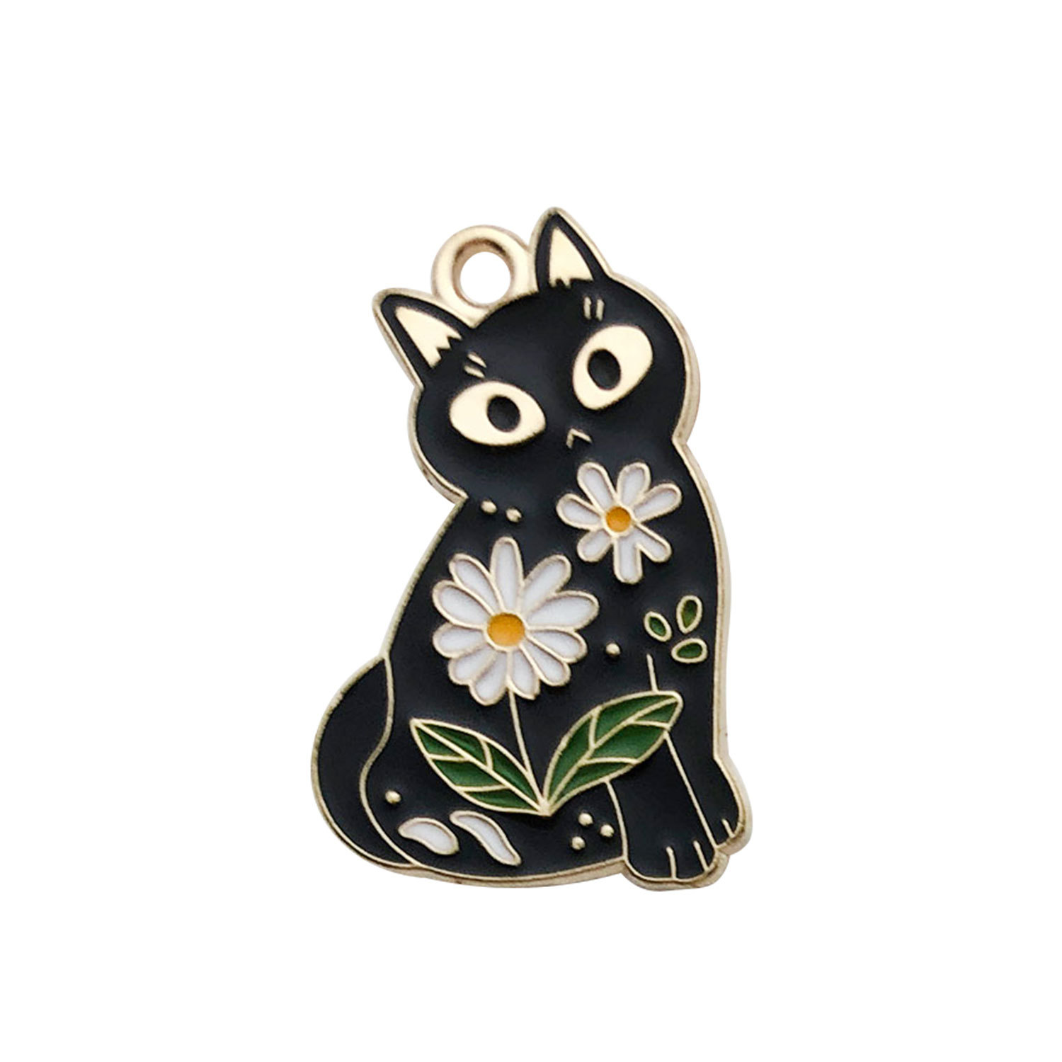 7:1 black flower cat 18x28mm-2.2g-18094