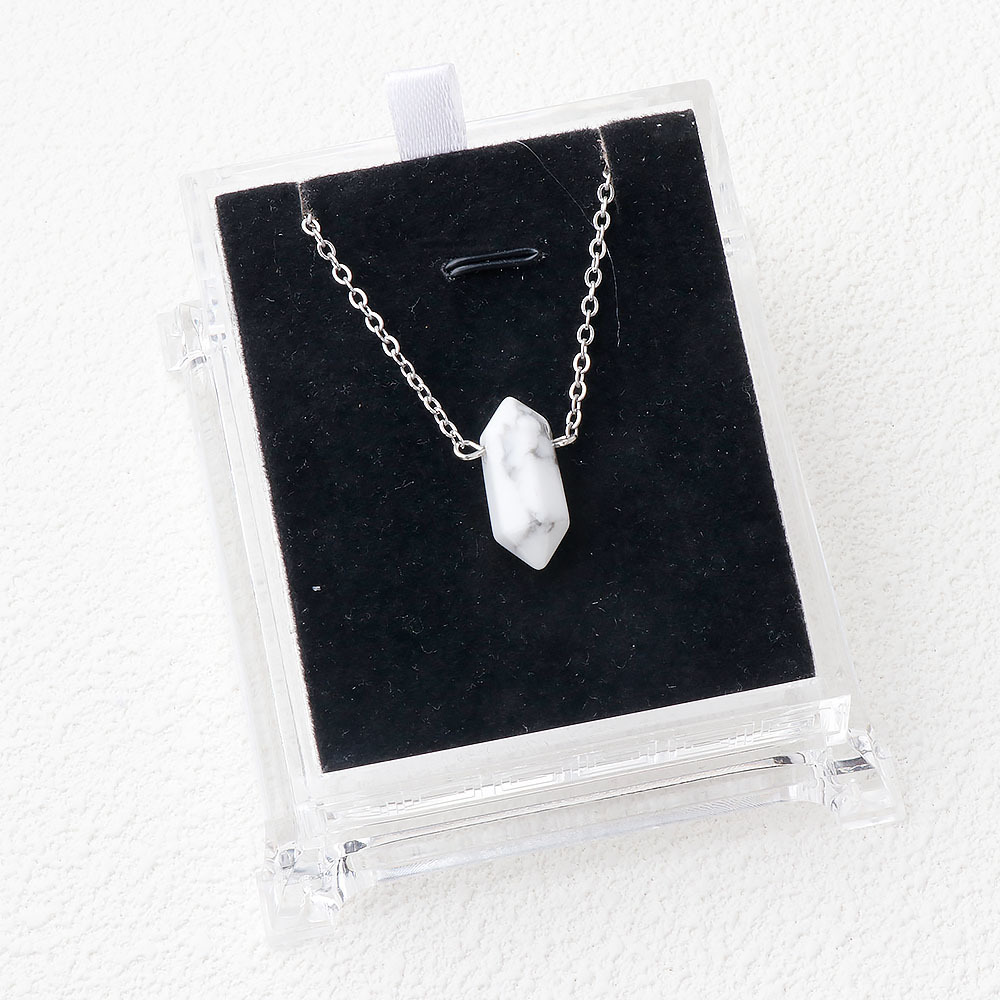 White turquoise  With chain